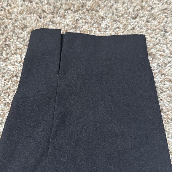 Athleta Black Dress Pants Straight Leg With Back Zipper - Picture 4 of 5